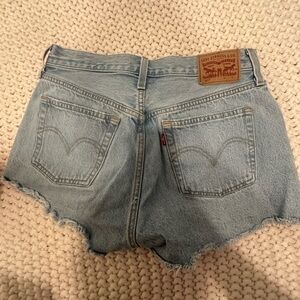 Levi 501 high rise shorts
